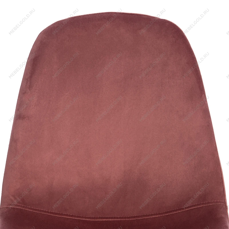 Стул BREEZE (mod. 4724)/1 шт. в упаковке, вельвет/металл, 44 х 53 х 87 см, Coral (коралловый) HLR44 / белый | изображение 6