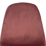 Стул BREEZE (mod. 4724)/1 шт. в упаковке, вельвет/металл, 44 х 53 х 87 см, Coral (коралловый) HLR44 / белый | изображение 6