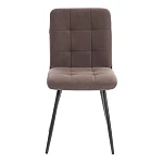 Стул обеденный Medeo, велюр, коричневый, 6, 47х56х89 | изображение 4
