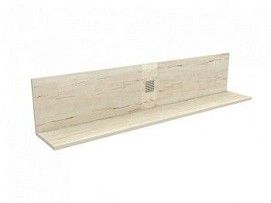 Полка М-6 навесная, Мале (1200*200*246) Дуб галифакс белый, 31205
