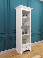 Шкаф-витрина Кентаки REG1W1S белый
