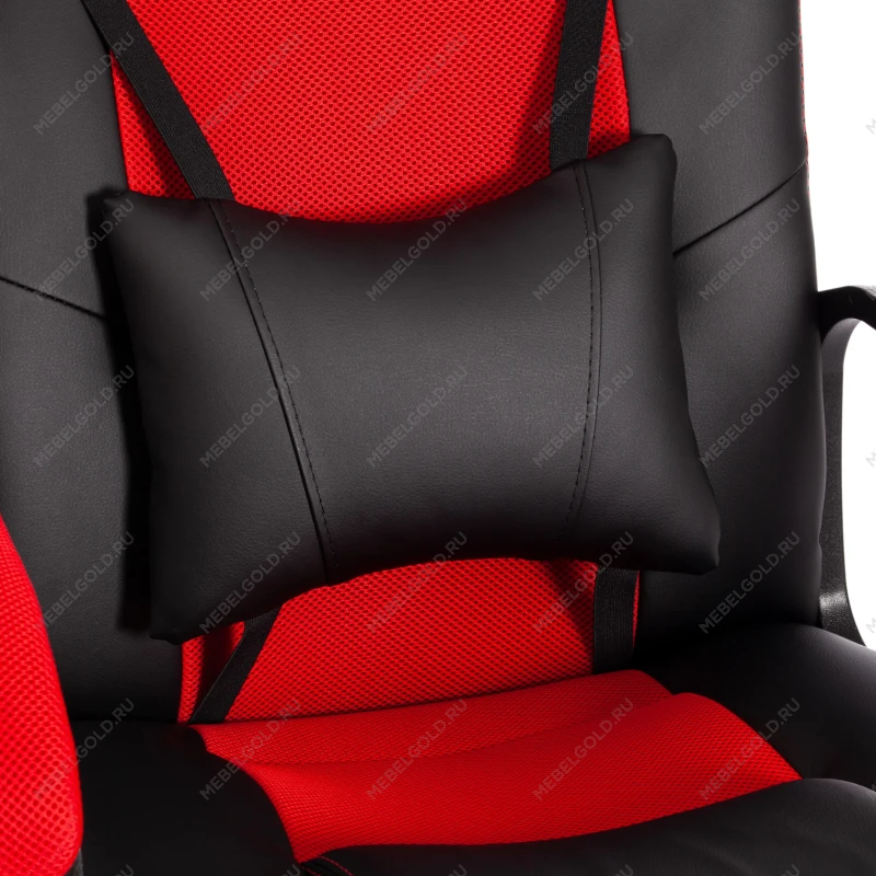 Кресло DRIVER (22), кож/зам/ткань, черный/красный, 36-6/TW-08 | изображение 8