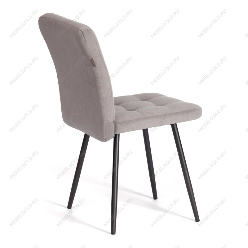 Стул обеденный Medeo, LT, флок, серый/черный, 29, 45х56х89 см | изображение 2