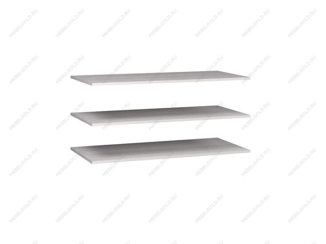 Дополнительные полки в 4-х дверный шкаф Prime, Гарда (956*480*16) Дуб Винтерберг, 12412