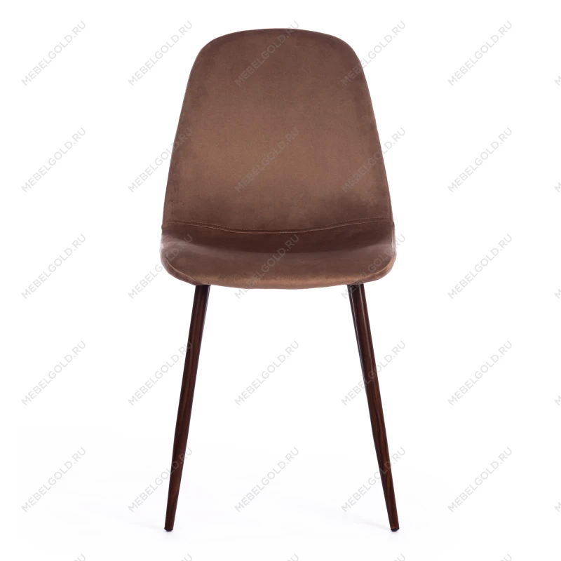 Стул BREEZE (mod. 4724), Велюр/металл, 44 х 53 х 87 см, Brown (коричневый) HLR11 / орех | изображение 4