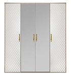 Балашиха - Шкаф Лара 4-дверный белый глянец | изображение 1