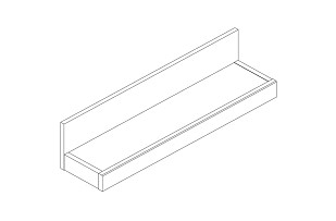 Полка навесная Джаггер ВТ