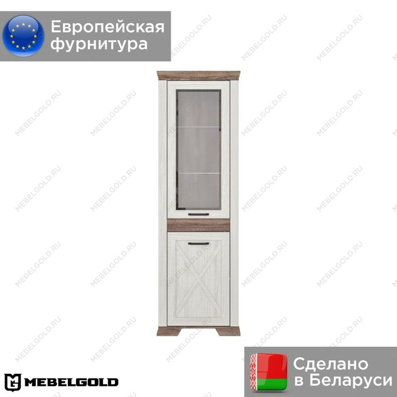 Шкаф с витриной Марсель REG1W1DP | изображение 1