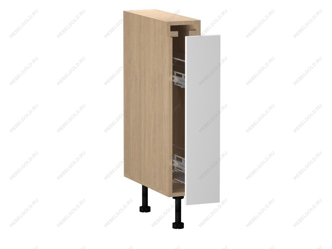 Стол, бутылочница СБ-15, Женева (150*520*870) Дуб Палермо/Белый матовый, 22407 | изображение 1