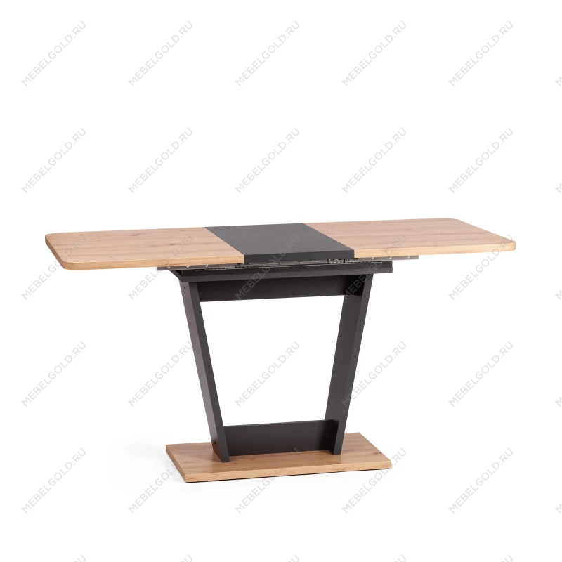 Стол обеденный FOX раздвижной, ЛДСП, 68.6x110-145x75 см, Дуб артисан/Графит | изображение 7