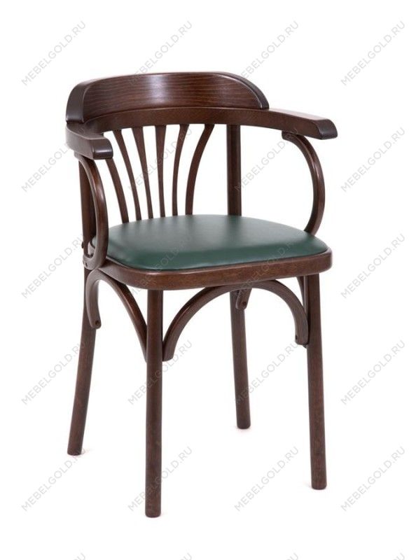 Стул Михаэль мягкий (темный тон, экокожа зеленая) | изображение 2