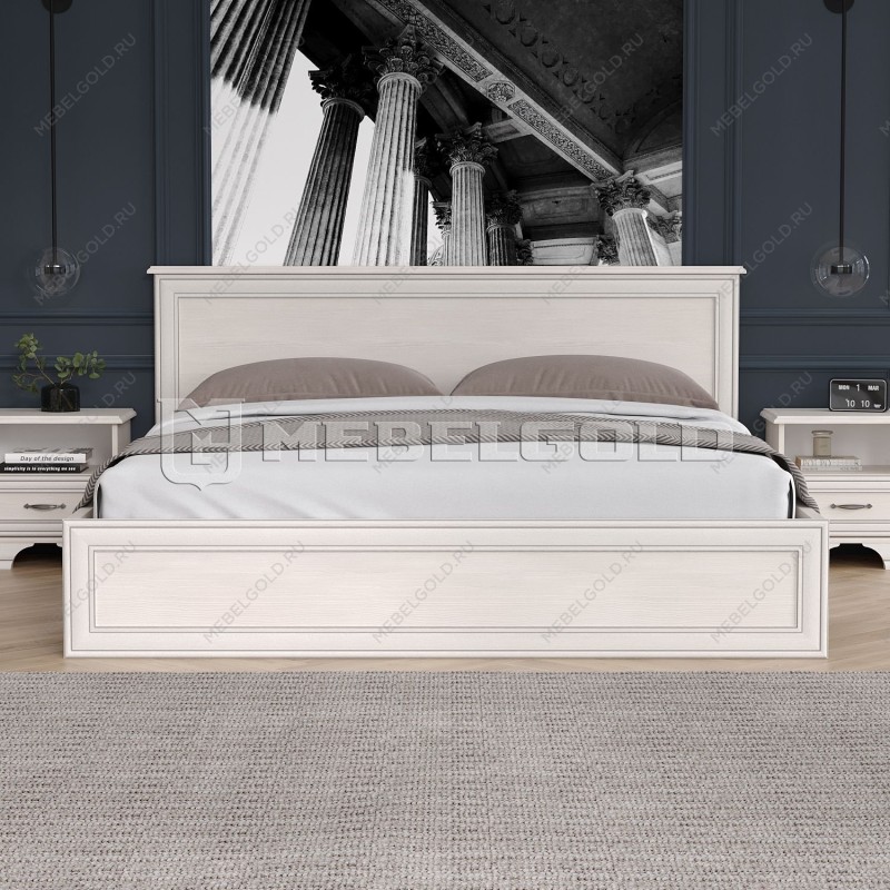 Кровать Тиффани 180 вудлайн кремовый | изображение 1