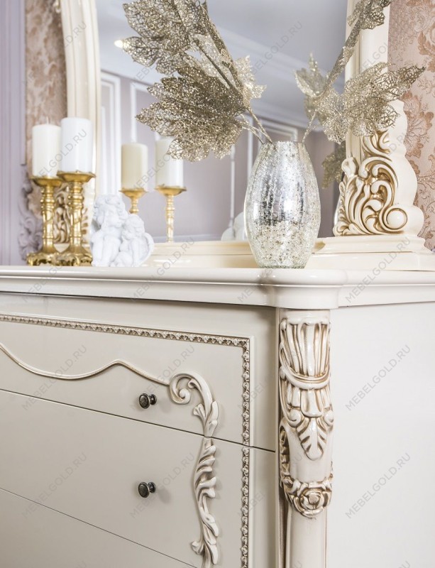 Комод Джоконда крем глянец (спальня) | изображение 4