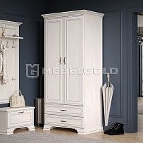 Шкаф 2-створчатый Тиффани 2DG2S вудлайн кремовый