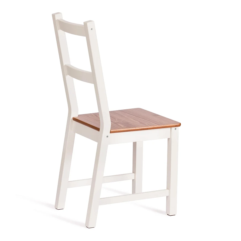 Стул Соната/Sonata chair, массив сосны, 41х50х95 см, антик/белый | изображение 2