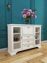 Комод-бар Кентаки KOM2W3S1B белый