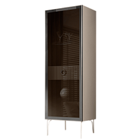 Витрина Bogemia Fillini (Слоновая кость/Хром) БМВ1-1С(Fi)