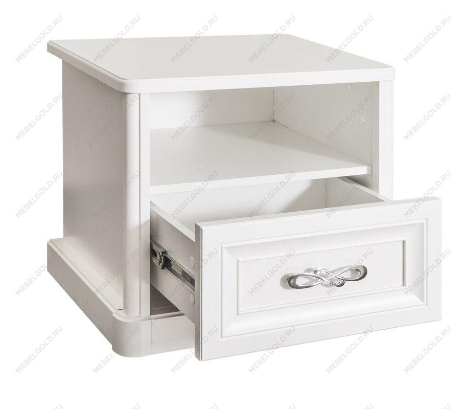 Тумба прикроватная детская Мишель белый матовый | изображение 1