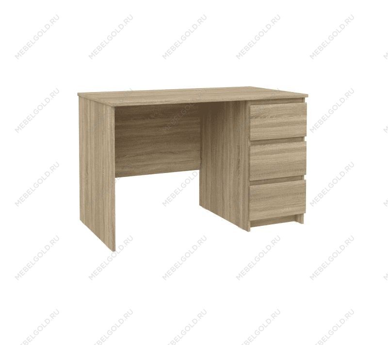 КАСТОР (KULLEN) стол письменный ИКЕА / IKEA 3 ящика 116х65 сонома | изображение 4