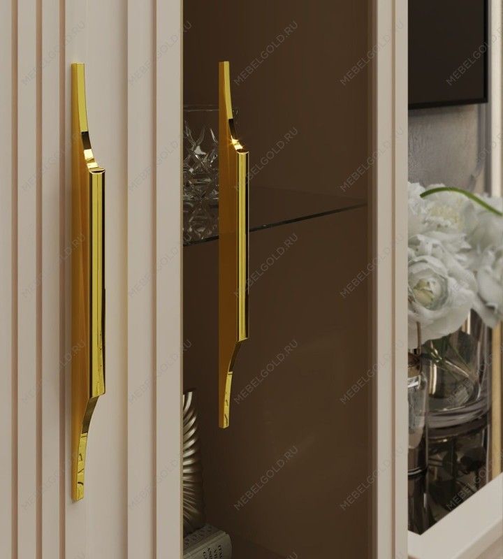 Витрина Замира 2-ств высокая бежевый | изображение 2