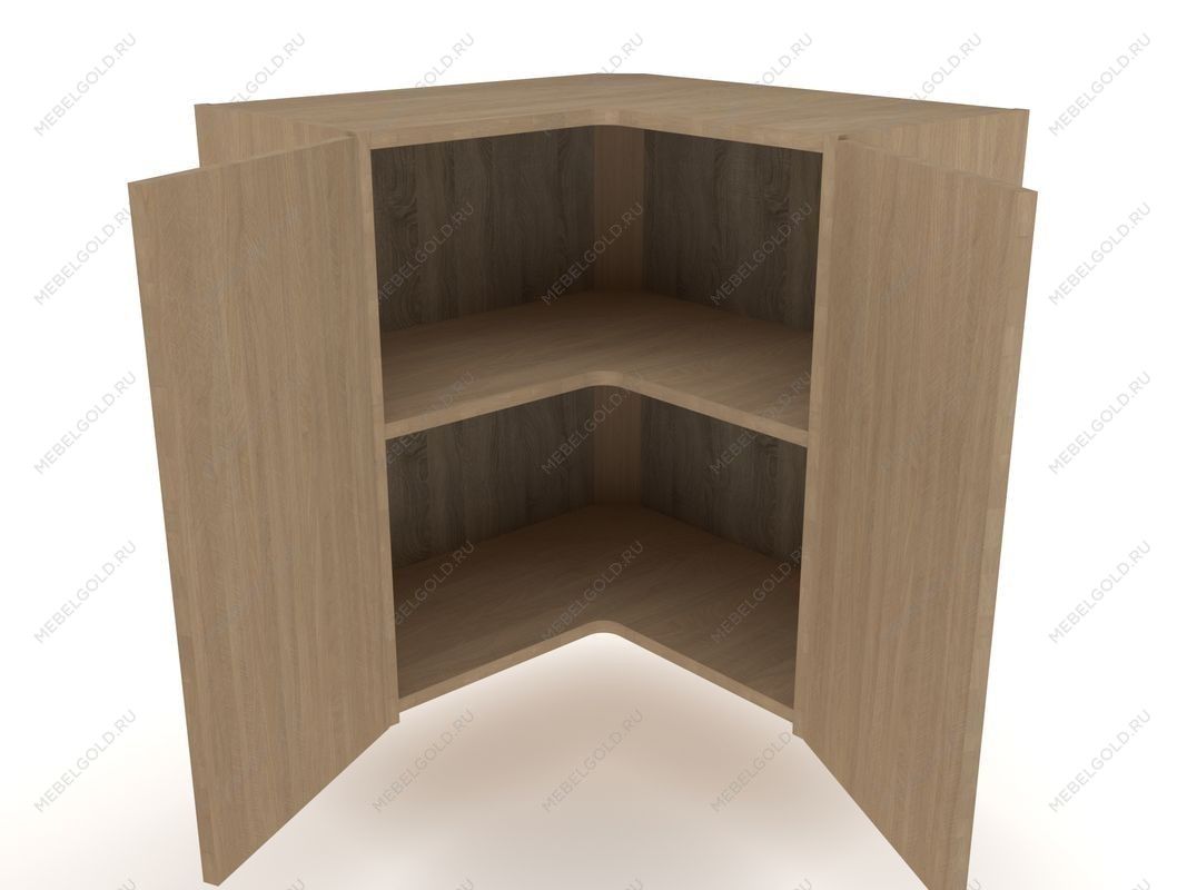Шкаф угловой ШУГ-60к, Женева (600*600*600) Дуб Палермо, 21943 | изображение 2