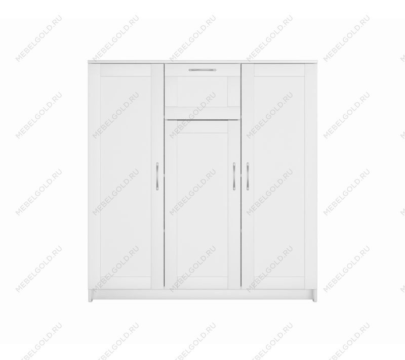 БРИМНЭС / СИРИУС тумба ИКЕА / IKEA 3 двери и 1 ящик 117х123 белая | изображение 1