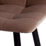 Стул полубарный CHILLY (mod. 7095пб) бежевый barkhat 5/черный | изображение 7