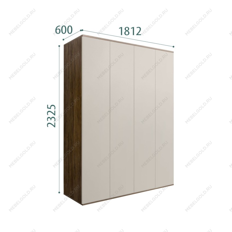 Шкаф 4-х дверный Bogemia Woodline Air (Шелк) БМШ2/4(0)