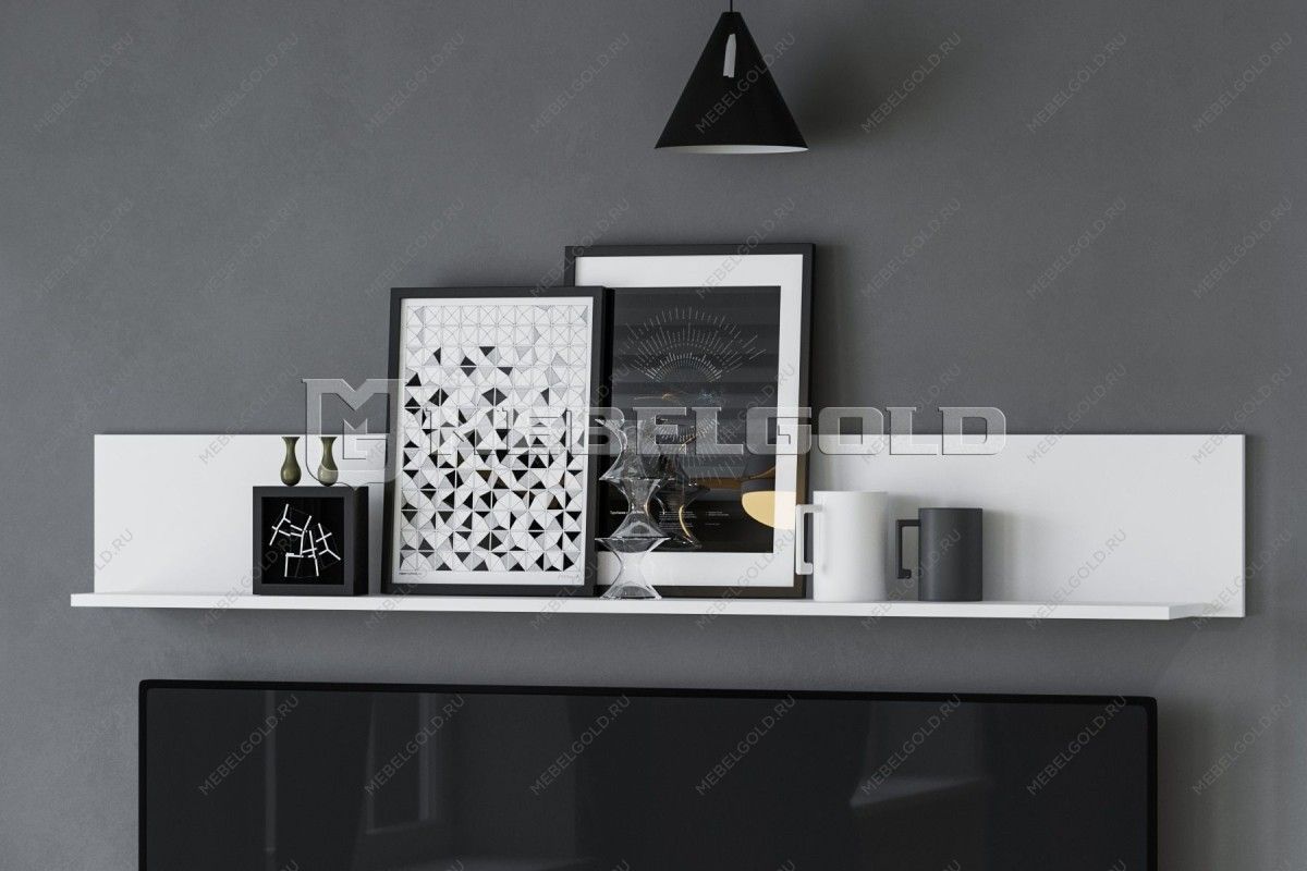 Полка Ева (Хельга) POL160 белый | изображение 2