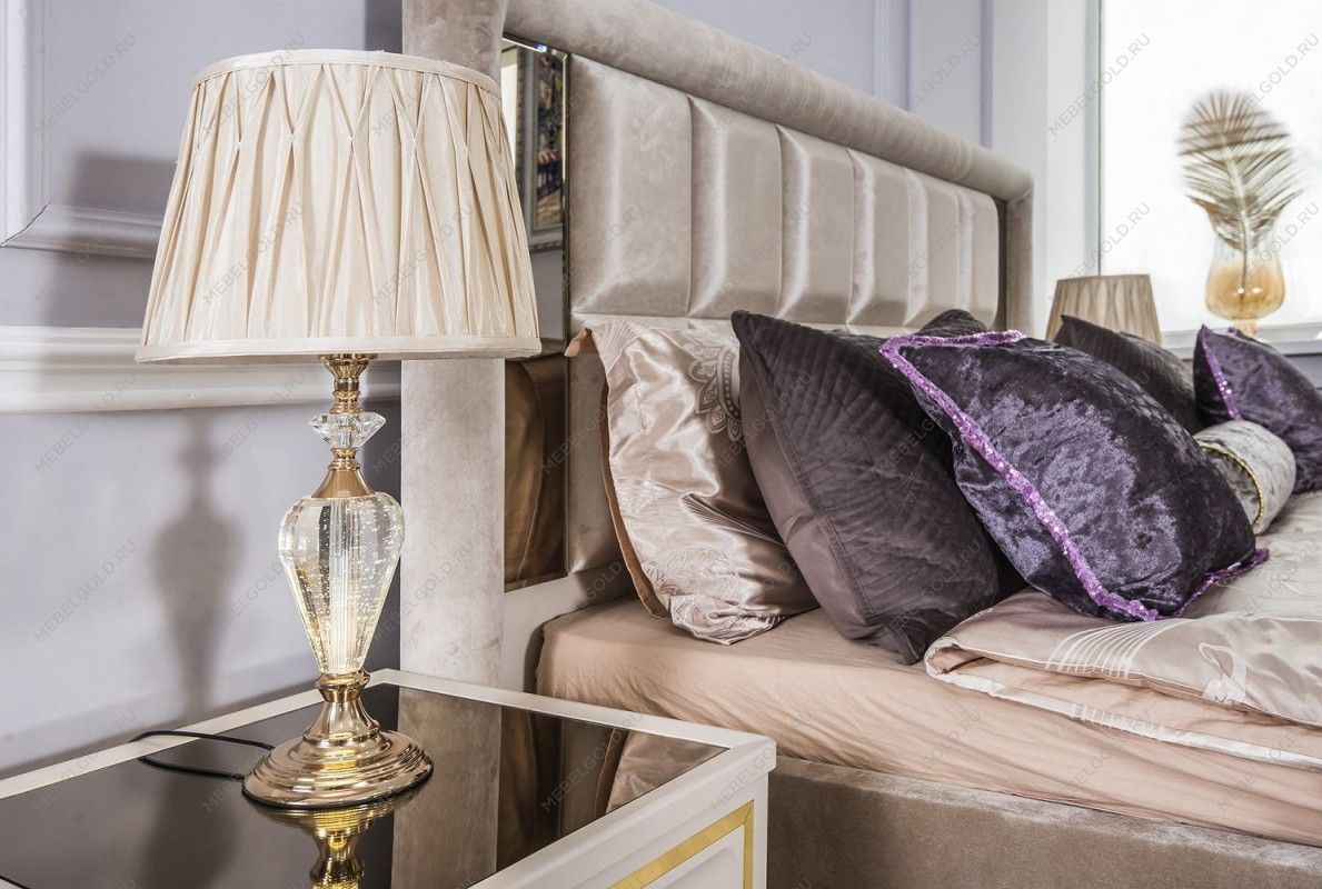 Кровать Замира 160x200 см бежевый | изображение 8