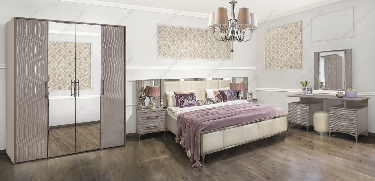 Кровать Гравита 160x200 см серый камень глянец | изображение 2