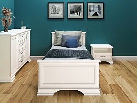 Кровать Кентаки LOZ/90x200 белый