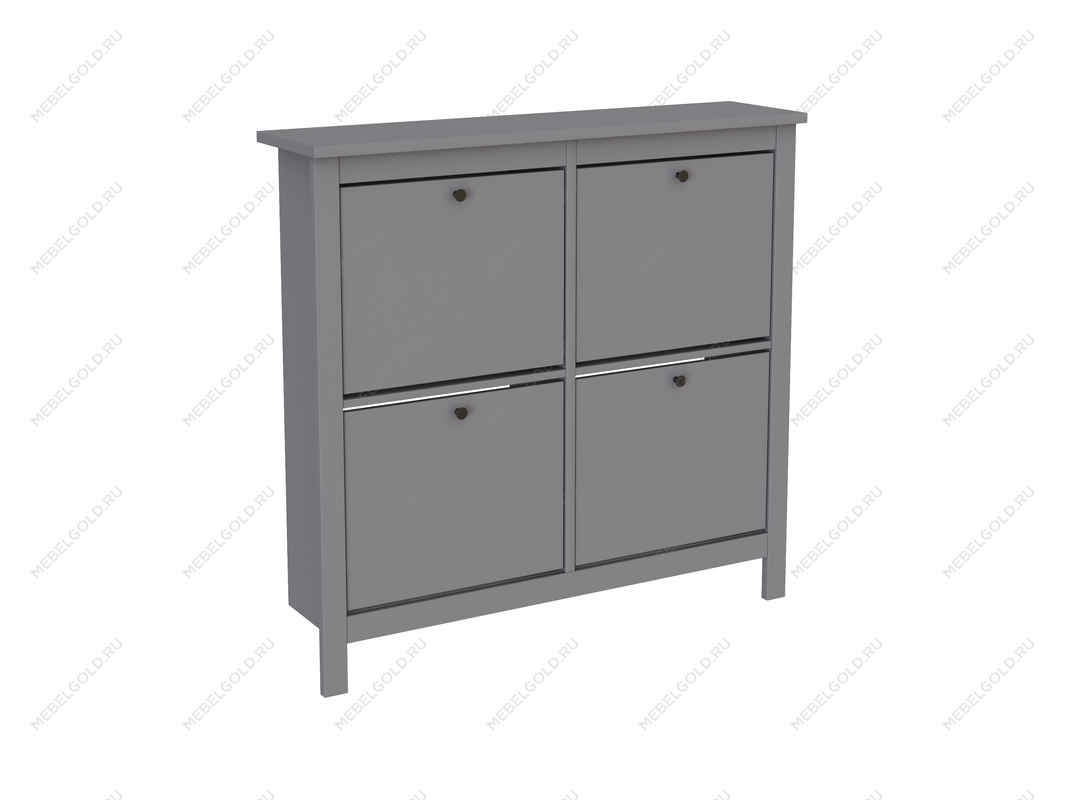 САГА тумба для обуви 113х108 серая