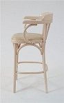 Стул барный 650 Венский мягкий (беленый дуб, экокожа бежевая) | изображение 2