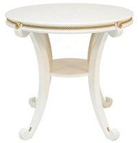 Стол журнальный Глория М (молочный дуб)