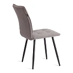 Стул обеденный Bari, LT, велюр, серый/черный, 29, 41х55х89 см | изображение 2