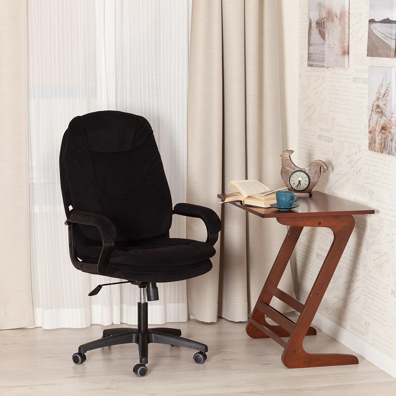 Кресло COMFORT LT (22), флок, черный, 35 | изображение 16