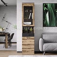 Шкаф с витриной Джаггер 1V1D1SN