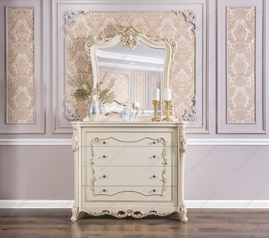 Комод Джоконда крем глянец (спальня) | изображение 2