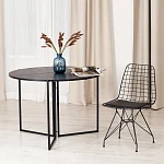 Стол складывающийся YOOP (mod. 1202), ЛДСП+меламин/металл, 100 х 100 х 72 см, чёрный мрамор/чёрный | изображение 5