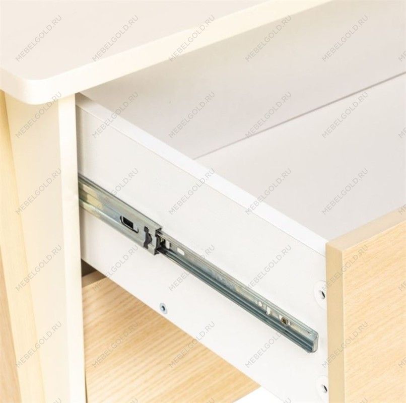 Комод Сканди 2 ящ. (Натуральное дерево/дуб шампань) | изображение 4