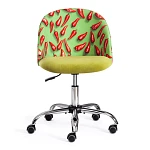 Кресло MELODY, ткань/флок, олива, Botanica 03 pepper/23 | изображение 4