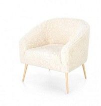 Кресло Halmar GRIFON 2 (кремовый/натуральный)