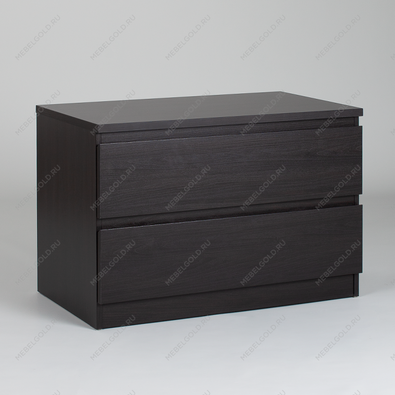 МАЛЬТА комод ИКЕА / IKEA 2 ящика 80х54 Дуб Венге | изображение 1