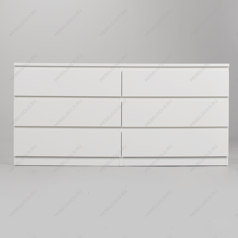 МАЛЬТА комод ИКЕА / IKEA 6 ящиков 160х76 белый | изображение 2