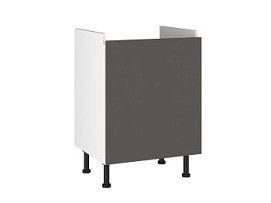 Стол под мойку СМ-60, Виста (600*520*870) Экокожа Серый, 26610