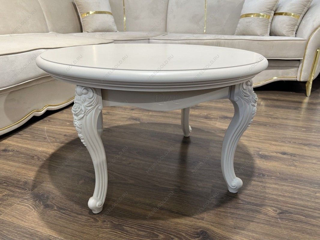 Столик круглый Мокко бежевый | изображение 1