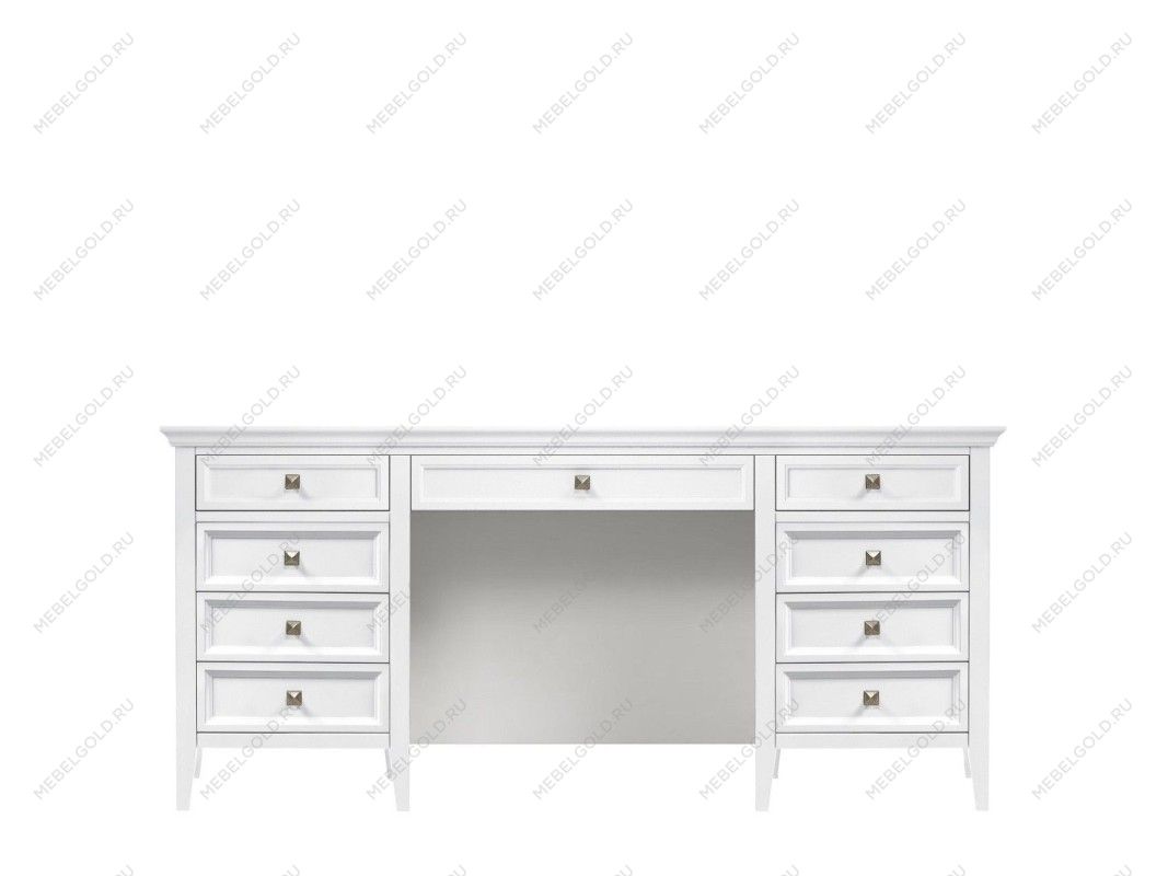 Стол письменный двухтумбовый Manhattan (Белый)