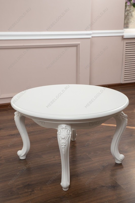 Столик круглый Мишель белый матовый | изображение 3