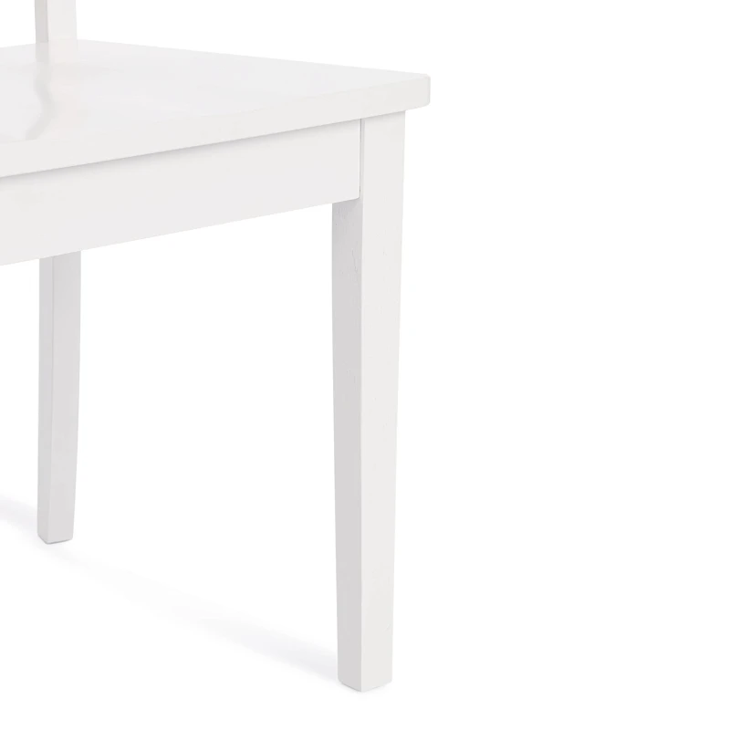 Стул GOLFI (Гольфи), дерево гевея/мдф, 44x54x95, pure white (402) | изображение 7